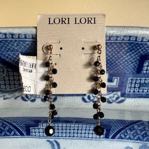 Lori Lori faceted stone dangle earrings